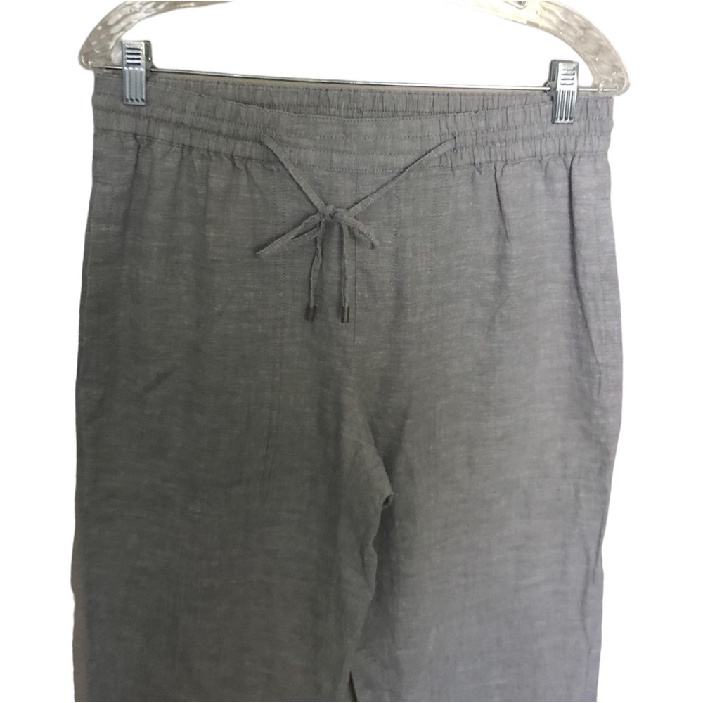 Eileen Fisher Hemp & Organic cotton Chambray Pants - Picture 4 of 8